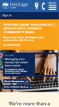 Mobile Screenshot of heritagebanknw.com